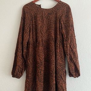 A New Day Long Sleeve Midi Dress